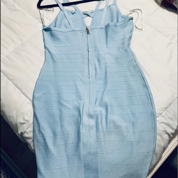guess baby blue dress